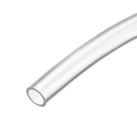 TOP-VIGOR 8mm ID 11m OD PVC Clear Vinyl Tubing, 1M Length Food Grade Flexible Water Pipe, Plastic Tube for Transfer Water, Oil, Air, Powders & Fine Granules