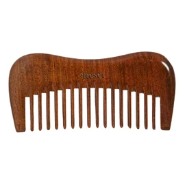 Resèt 100% Natural Handmade Sandalwood Comb | Soft Wide Tooth Wooden Comb for Wet and Dry Hair | Eco-Friendly Anti-Static for Massage | Wooden Hair Detangler for Men and Women