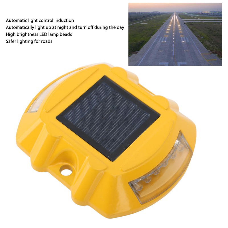 Solar Driveway Marker Lights Aluminum Alloy Waterproof Solar Power Ground