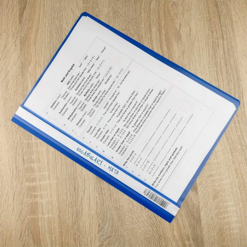 D.RECT Lux PP File Folder A4 Without Perforation Strong Polypropylene