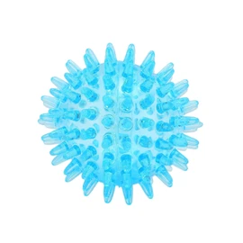7 CM Soft Transparent Spiky Massage Ball for Hand & Wrist – Stress Relief, Deep Tissue Muscle Roller, Strength Recovery Exercise Tool, Sensory Toy for Relaxation & Stress Management（Blue）