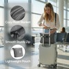 PEUJEW Travel Blanket, Soft 2-in-1 Airplane Blanket, 65x40 Inches, Travel