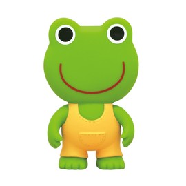 トイローヤル ぺちゃカエル (やわらか素材/ラトル) 赤ちゃん おもちゃ (握りやすい/音が鳴る) べビー カエル 玩具