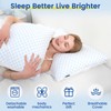 Crossvast Sleep Pillow for Side Back and Stomach Shredded Memory