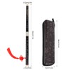Flute Traditional Handmade Chinese Instrument ReddishBrown Dizi for Music Lover(G