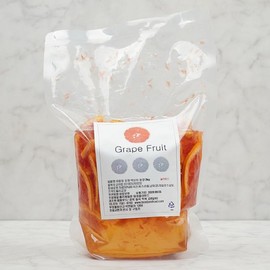 수제청 자몽청 500g 슬라이스x1 파우치포장 Handmade Grapefruit Syrup 500g Slice x1 Pouch Packaging