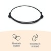 [2 Stück] Dezentes einfaches Armband | Handgemachtes dünnes Surfer Band