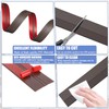 Stair Nosing 12Ft - Brown Rubber Stair Edge Protector -