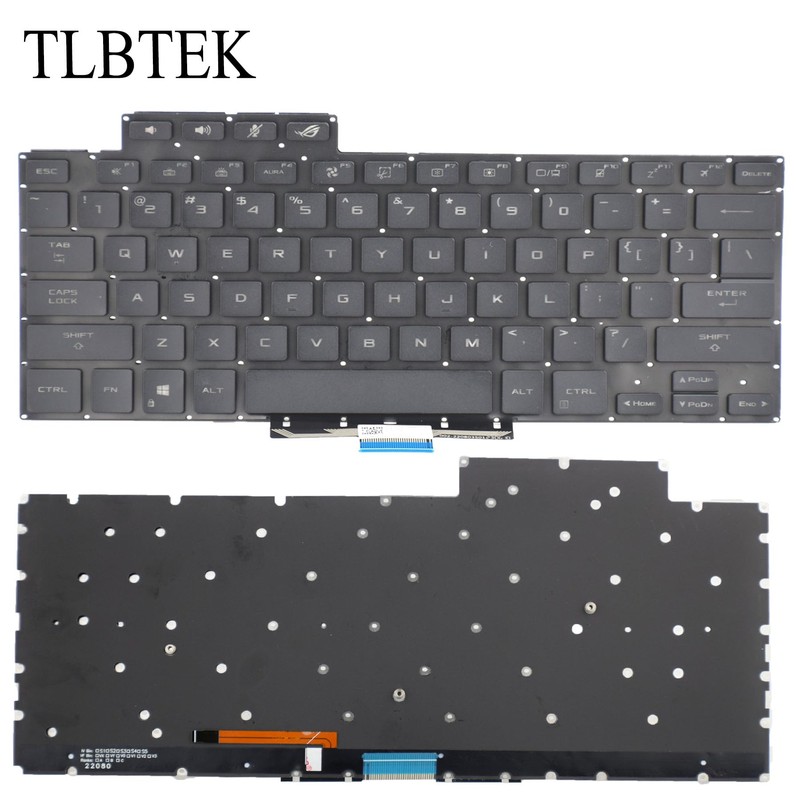 TLBTEK Backlight Keyboard Replacement Compatible with Asus ROG Zephyrus G15