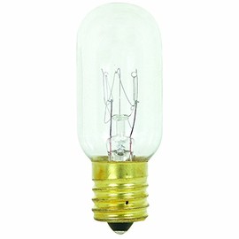 OCSParts 25 Watt T8 Candelabra Screw Base Bulb
