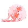 Silk Ribbon Umbrella Art Craft Decorative Photo Dance Perform Prop