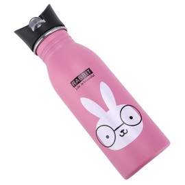 Keenso 304 Stainless Steel Insulated Water Bottle one Hand Open Vacuum Cups Portable Travel Mug Sports Tumblers Flask Double Layer