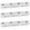 RICOO Heavy Duty Stainless Steel Wall Mounted Coat Hooks, MH025S-4x3,