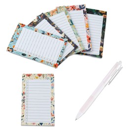 KUBDPQOR Essential Magnetic Notepad for Fridge – Versatile Note Pad, Grocery List Notepad for Streamlined Organization, Functional Fridge Magnets, Can Handle Heavy Ink, Pack of 6