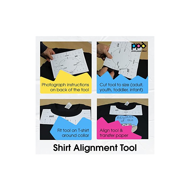 PPD 15 x A4 Inkjet Premium Transfer Paper for Dark