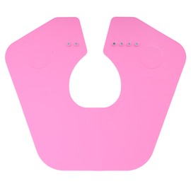 Hair Cutting Collar Silicone Salon Barber Hair Cutting Cape Neck Wrap Guard Hairdressing PadPink