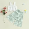 Meiweileya Toddler Baby Girl Summer Clothes Sleeveless Boho Lace Ruffle