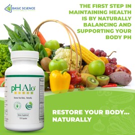 pHAlo pH Balance Supplement Pills - Magnesium, Bicarbonates Capsules for Alkaline Balance - Natural Treatment for Focus, pH Balance, Gut Health, Performance and Recovery
