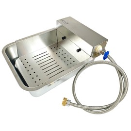 CQFJLM Metal Automatic Dog Water Dispenser Can Separate Large Debris