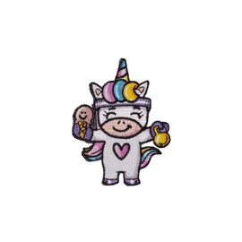 Embroidered Patch with Velcro – Unicorn – Patch for Cross Training and Gym Backpacks and Vests (Unicorn)