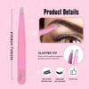 Professional 4-Piece Eyebrow Tweezers Set - Precision Hair Removal Tools
