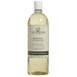 Naturalness - Aceite para masaje Blsamo Corporal tamao 1 litro - con Mentol, Alcanfor, Aloe Vera, Calndula, Almendras A base de extractos herbales y  