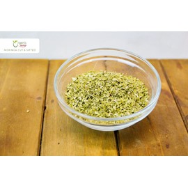 Organic Way Moringa/Drumstick Leaf Cut & Sifted (Moringa oleifera) - Immune Booster | Organic & Kosher Certified | Vegan | Non GMO & Gluten Free | USDA Certified | Origin - India (1/2LBS / 8OZ)