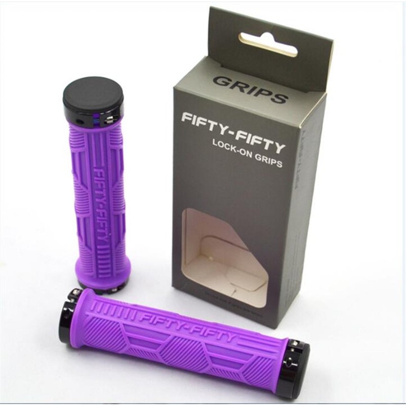 Fifty-Fifty Mountain Bike Handlebar Grips Dual Lock on Cycling Bike