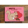 Cute Squirrel Valentine's Day Card - "I'm Nuts About You!"