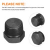 sourcing map 5Pcs 3/4 NPT Outer Hex Head Thread Pipe
