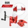FLKQC 1/2" Wood Gluing Pipe Clamp Set with Unique Foot