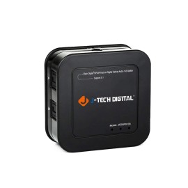 J-Tech Digital Optical Splitter 1 in 3 out for TV, Toslink Splitter 1x3 SPDIF...