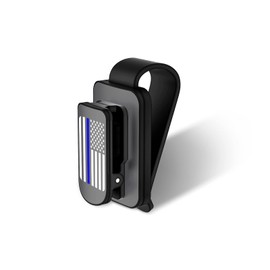 Fogfar Pack of 1 Sunglass Holder for Car Visor, Multifunctional Car Glasses Clip, Ticket Card Clip Eyeglasses Mount, Car Visor Accessories, Fit for Car, Truck, SUV (American Flag Blue)