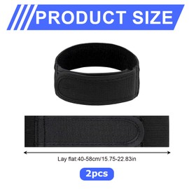 Makoto Nobu 2PCS No Buckle Belts For Men,Unisex Belt - Elastic,Elastic Belt Men For Jeans Pants No Buckle, Lazy Adjustable Belt,Convenience Belt,Durable, Comfortable, and Wear-Resistant (Black,L)