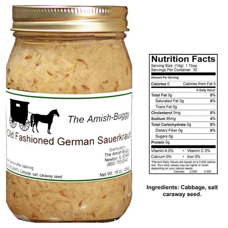 Pickled Vegetables - Two jars (German Sauerkraut)