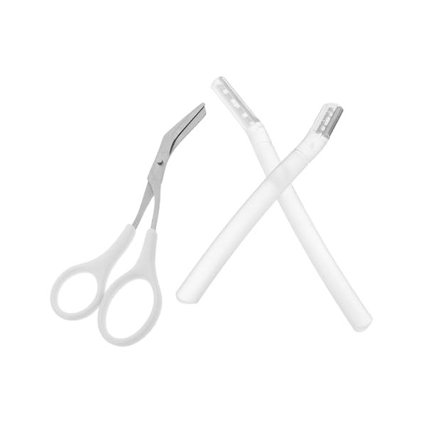 1set Eyebrow Grooming Set Razor Scissors Comb Trimmer Safe Precise