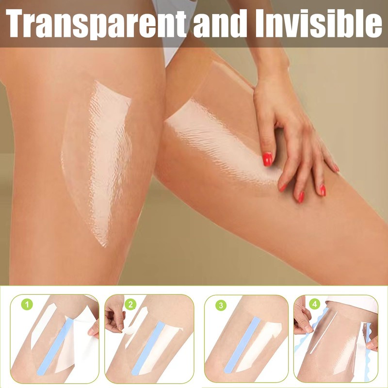 WOLAIYE Thigh Inner Anti Chafing Sticker,Thighs Prevention Anti Friction Pad,Invisible
