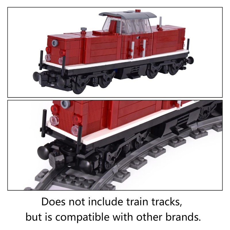 Train Building Block Rail Car – Single Carriage Expansion for