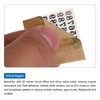 QUARKZMAN 5 Sheets 3D Small Resin Number Stickers 1-9 Gold