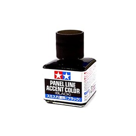 RCECHO Tamiya Model Paints & Finishes Panel Line Accent Color Black 40ml 87131