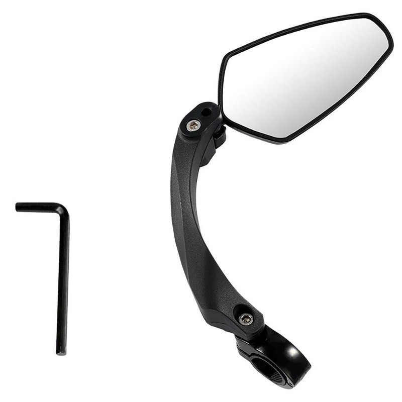Bike Mirror Handlebar Mount Riding Rearview Mirror Adjustable Rotatable Safety