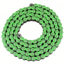 DREAM MOTION Motorcycle 428 Chain 108 Links Drive Chain Transmission System Parts for Honda Kawasaki Yamaha 125cc ~ 250cc SSR YCF Street Bike Quad Scooter ATV Dirt Pit Bike Accessories(Green)