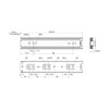 Junker Slides KV7-45-H45-L250-NF SS304 (EN 1.4301) Full Extension Slides Stainless