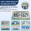 Elegant Faux Floral License Plate Frame - Unobstructed Narrow-Edge 2