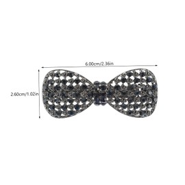VICASKY Bow Hair Clip with Rhinestone for Women Lightweight Spring Hair Accessory for Weddings Birthdays and Special Occasions Durable and Fashionable Design