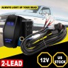 Lighting-likes 12V 40A LED Work Fog Light Bar Wiring Harness