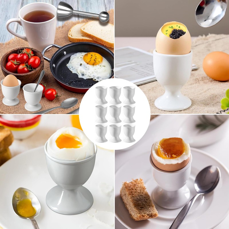 ZXJLWR Set of 9 Egg Cups, 4.8 x 4.9 cm