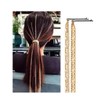 Campsis Gypay Head Chain Extension Gold Tassel Hair Clips With