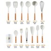 Keidason Kitchen Cooking Utensils Set,13 Piece Non-Stick Solid Wood Handle