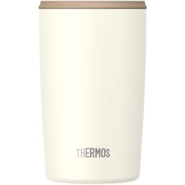 Thermos Vacuum Insulated Tumbler With Lid, JDP-400WH, 13.5 oz (400 ml), White